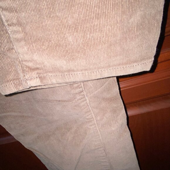Sonoma Corduroy Jeans Pants Dark Beige Tan Size 8 NWOT - Picture 4 of 7